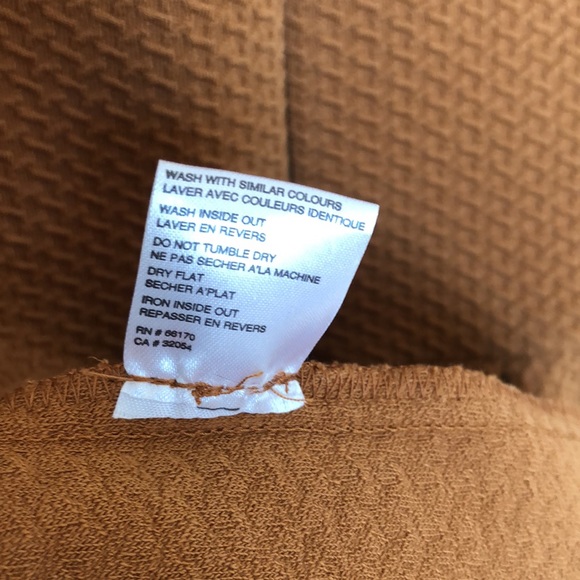 ANTHRO Noon & Night Dress by Ganni Gold Sleeveless Fit & Flare Textured Knit - Picture 8 of 8